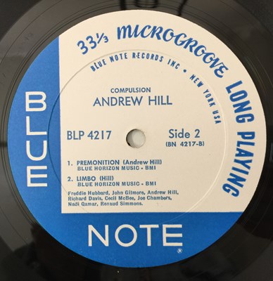 Lot 174 - ANDREW HILL - COMPULSION LP (US MONO OG - BLUE NOTE - BLP 4217)