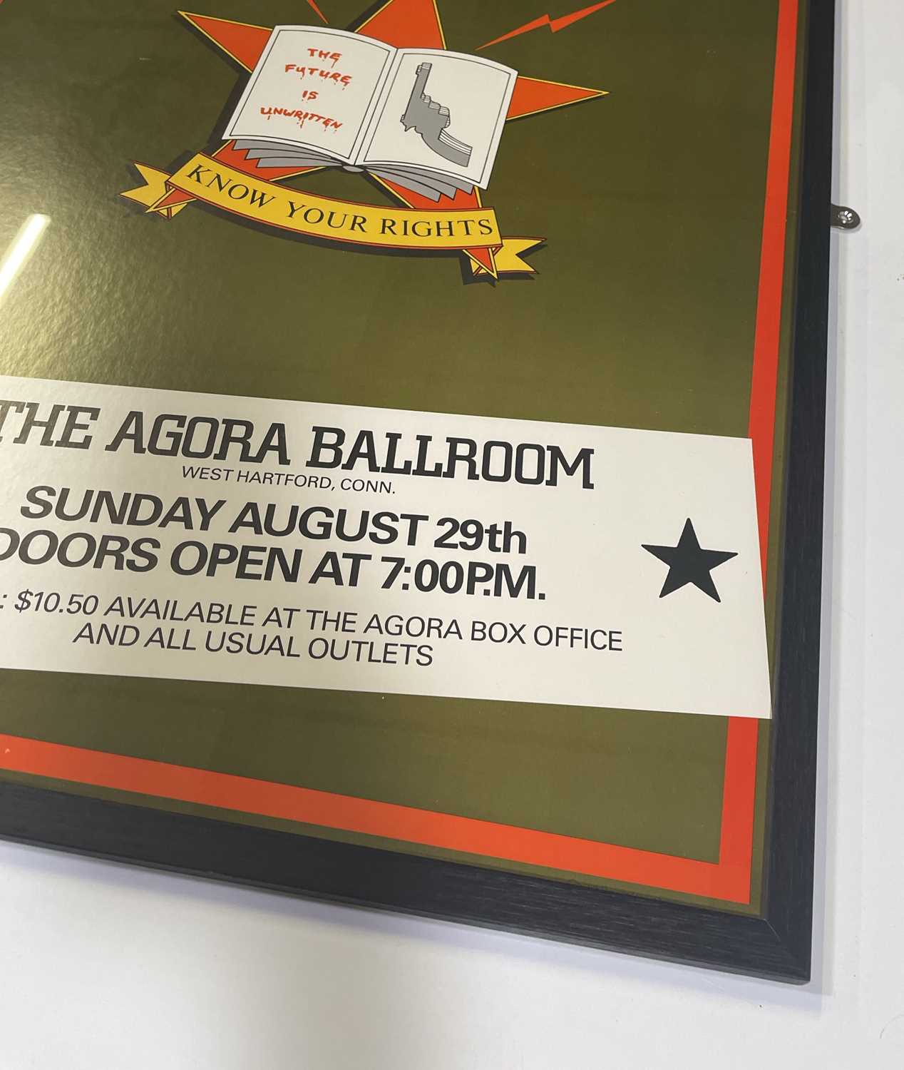 Lot 36 - THE CLASH - ORIGINAL AGORA BALLROOM 1982