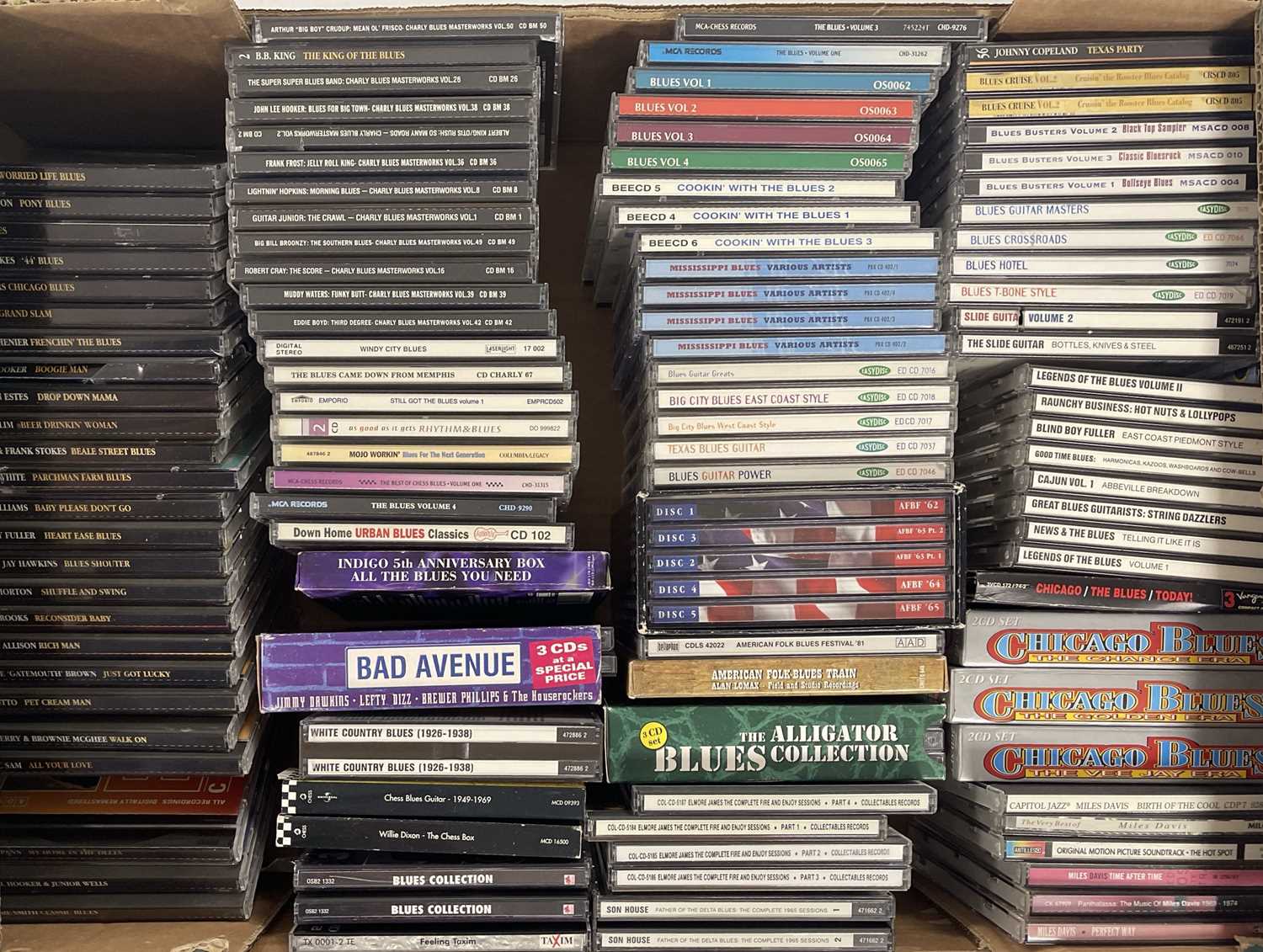 Lot 195 - JAZZ / BLUES CD COLLECTION - 500+ CDS.