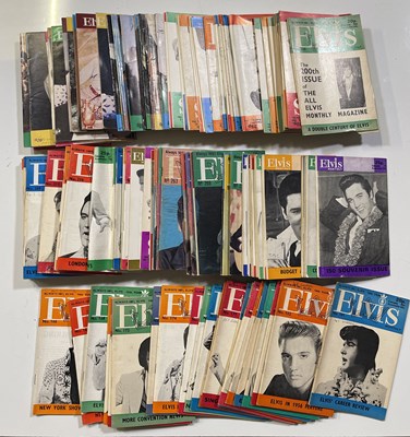 Lot 120 - POP AND ROCK PROGRAMME COLLECTION - TO INC STRANGLERS FAN CLUB MAGS / ELVIS MONTHLY.