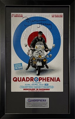 Lot 292 - THE WHO INTEREST - PHIL DANIELS SIGNED QUADROPHENIA IMAGE.