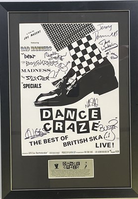 Lot 293 - THE SPECIALS/SELECTER/SKA STARS - SIGNED DISPLAY.