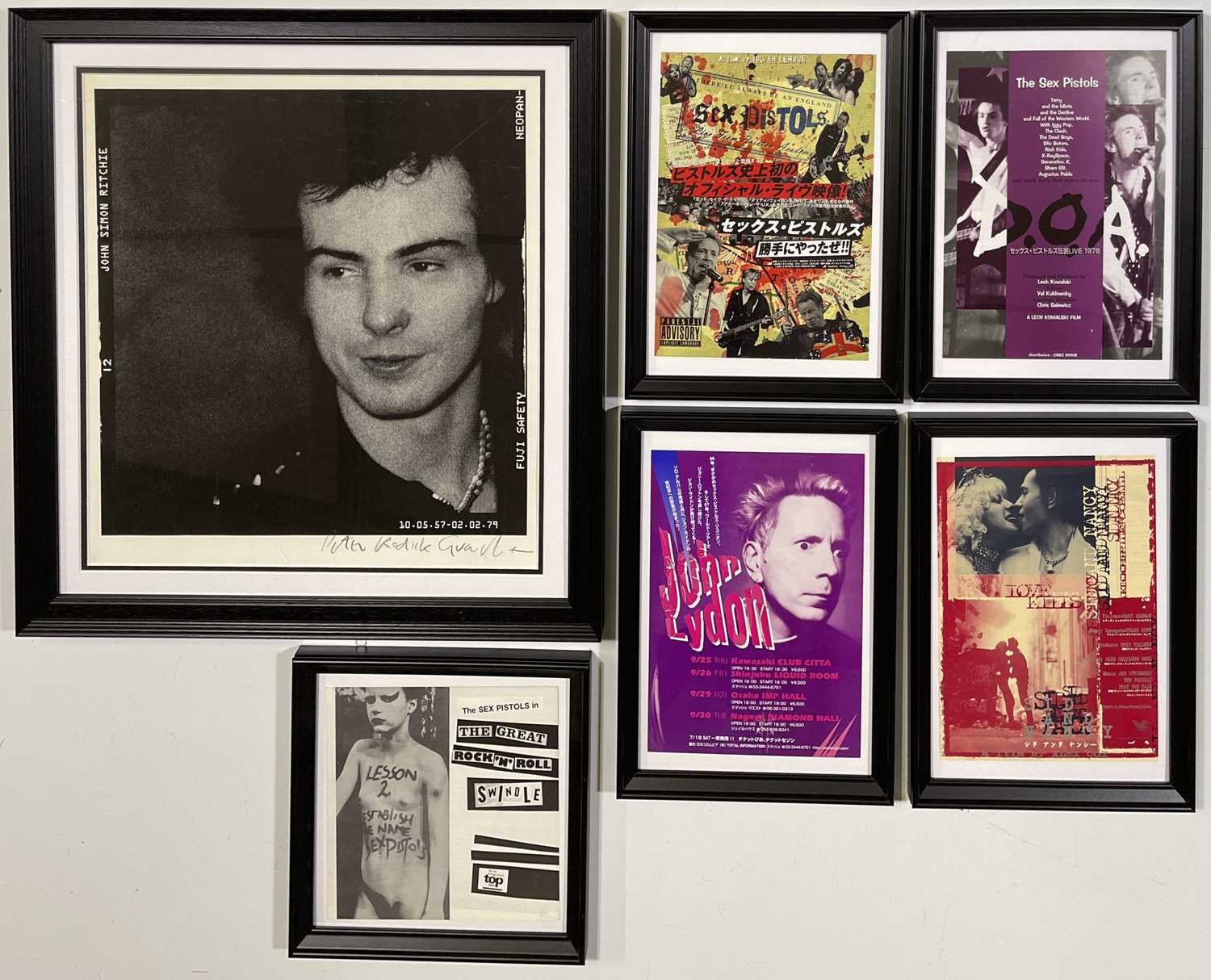 Lot 593 - THE SEX PISTOLS -FOREIGN FILM HANDBILLS /