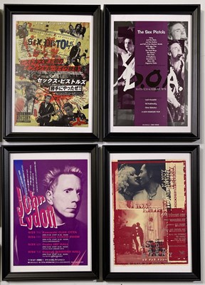 Lot 593 - THE SEX PISTOLS -FOREIGN FILM HANDBILLS / SIGNED SID PHOTO PRINT.