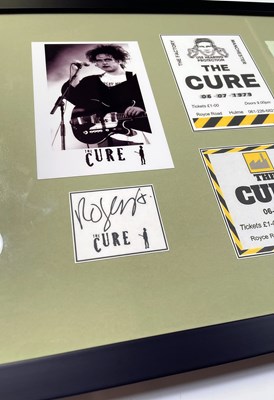 Lot 445 - THE CURE - SIGNED 1980 FLYER.