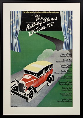 Lot 377 - ROLLING STONES - UK TOUR 1971 POSTER.