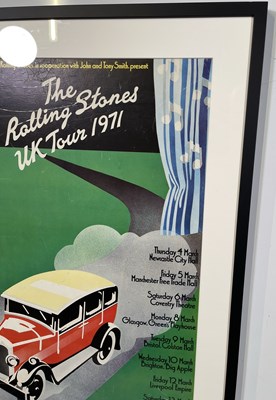 Lot 377 - ROLLING STONES - UK TOUR 1971 POSTER.