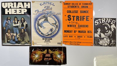 Lot 208 - 1970S POSTER COLLECTION INC CONCERT / PROMO ITEMS.