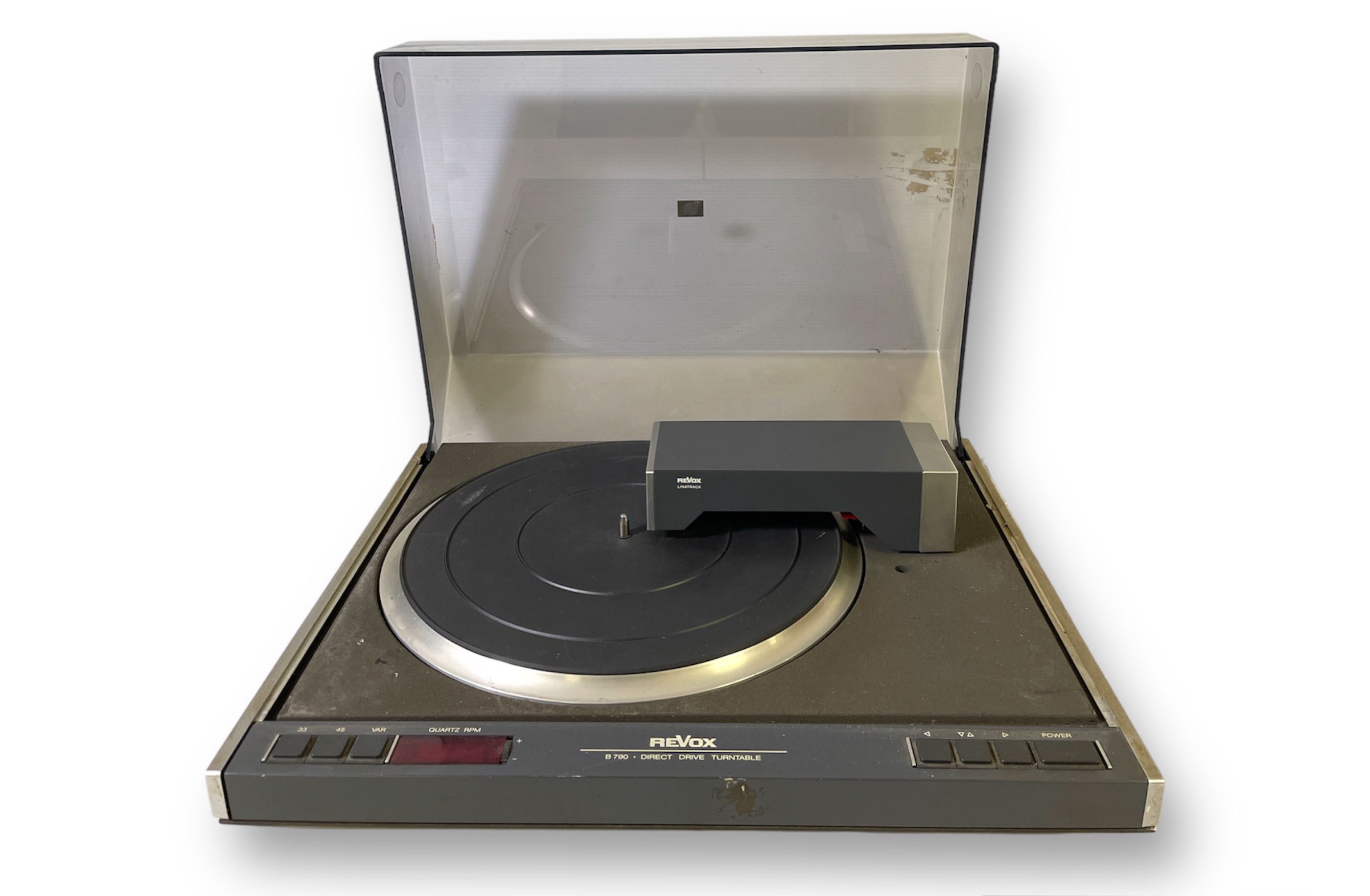 Lot 22 - REVOX B790 DIRECT DRIVE TURNTABLE.