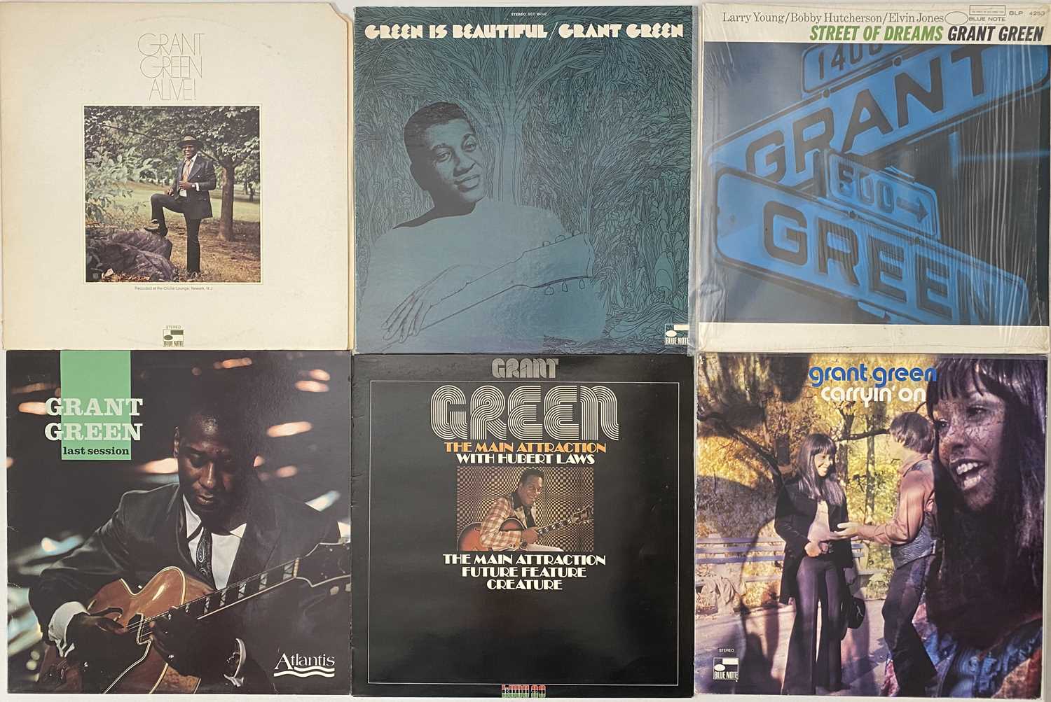 Lot 198 - GRANT GREEN - LP COLLECTION