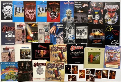 Lot 121 - METAL / HARD ROCK CONCERT PROGRAMMES C 1980S.