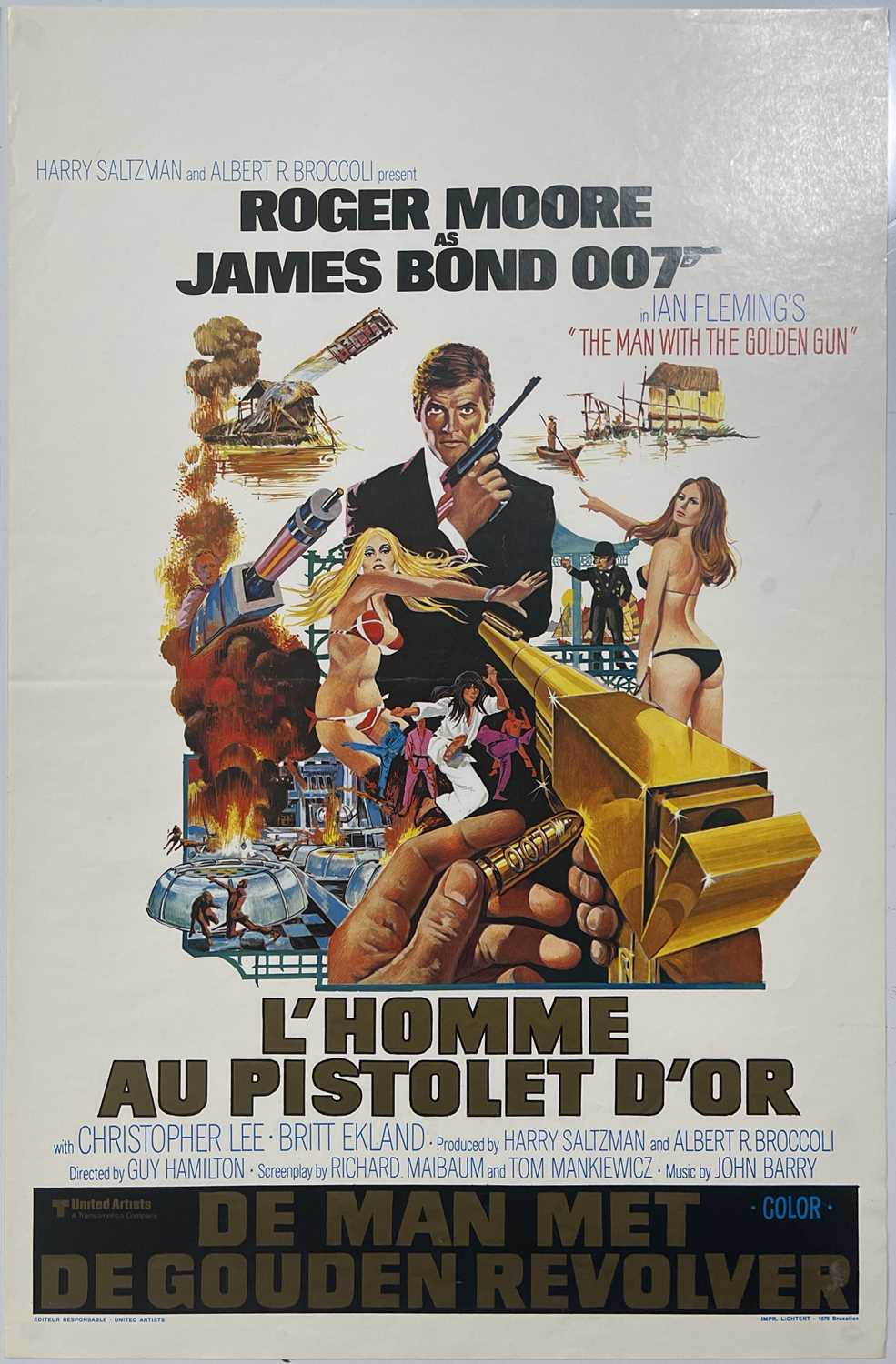 Lot 33 - JAMES BOND - BELGIAN FILM POSTERS.