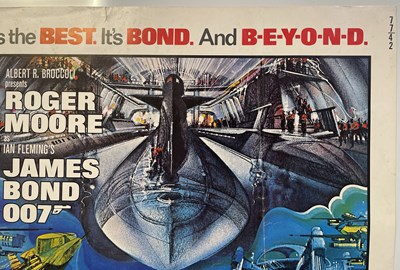 Lot 226 - JAMES BOND - THE SPY WHO LOVED ME (1977) - US HALF SHEET POSTER.