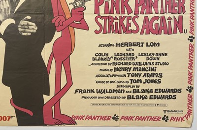 Lot 228 - JAMES BOND / PINK PANTHER- SPY WHO LOVED ME (1977) QUAD.