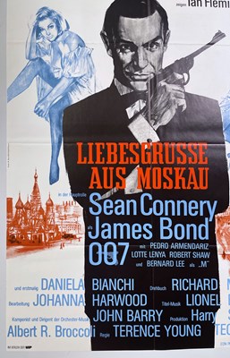 Lot 84 - JAMES BOND - FROM RUSSIA WITH LOVE (1963) - GERMAN FILM POSTER.