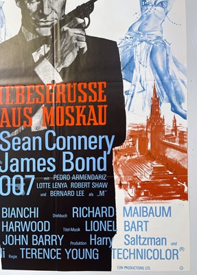 Lot 84 - JAMES BOND - FROM RUSSIA WITH LOVE (1963) - GERMAN FILM POSTER.