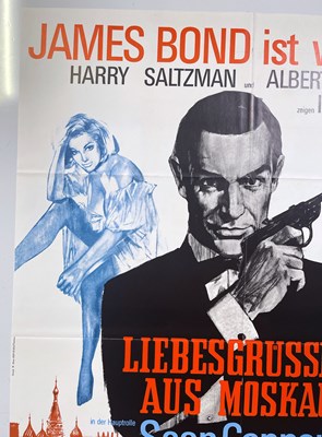 Lot 84 - JAMES BOND - FROM RUSSIA WITH LOVE (1963) - GERMAN FILM POSTER.