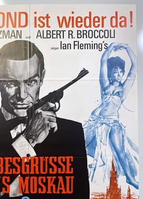 Lot 84 - JAMES BOND - FROM RUSSIA WITH LOVE (1963) - GERMAN FILM POSTER.