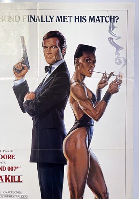 Lot 283 - JAMES BOND - A VIEW TO A KILL (1985) - US ONE-SHEET TEASER POSTER.