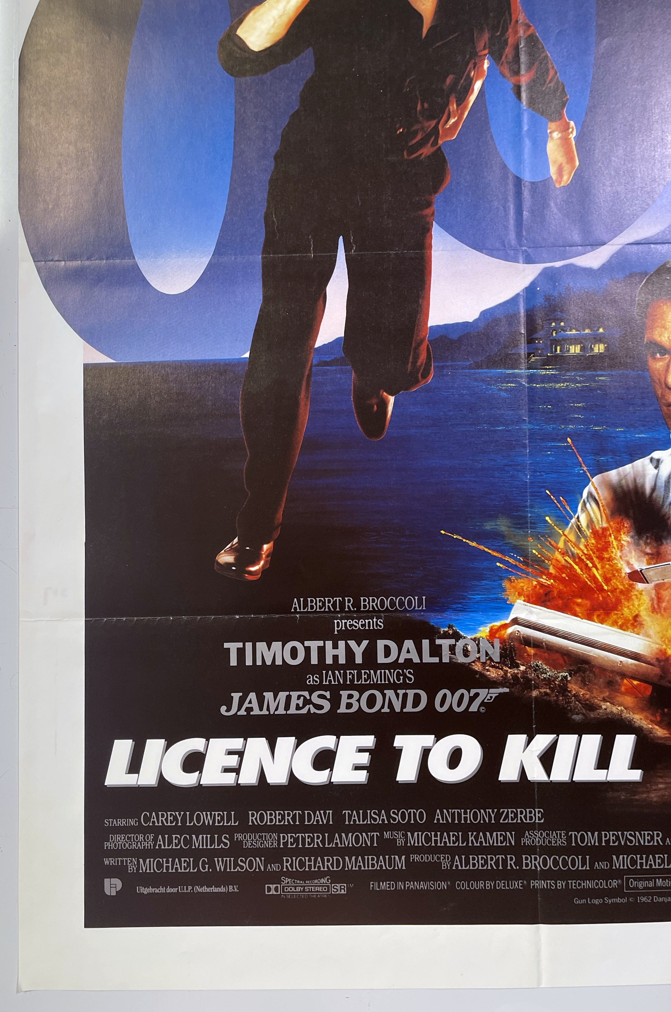 Lot 301 JAMES BOND LICENSE TO KILL (1989) DUTCH