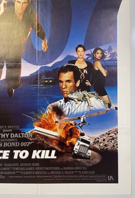 Lot 301 - JAMES BOND - LICENSE TO KILL (1989) - DUTCH ISSUE ONE-SHEET POSTER.