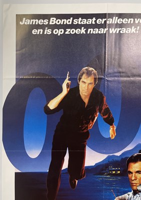 Lot 301 - JAMES BOND - LICENSE TO KILL (1989) - DUTCH ISSUE ONE-SHEET POSTER.