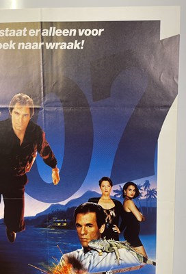 Lot 301 - JAMES BOND - LICENSE TO KILL (1989) - DUTCH ISSUE ONE-SHEET POSTER.