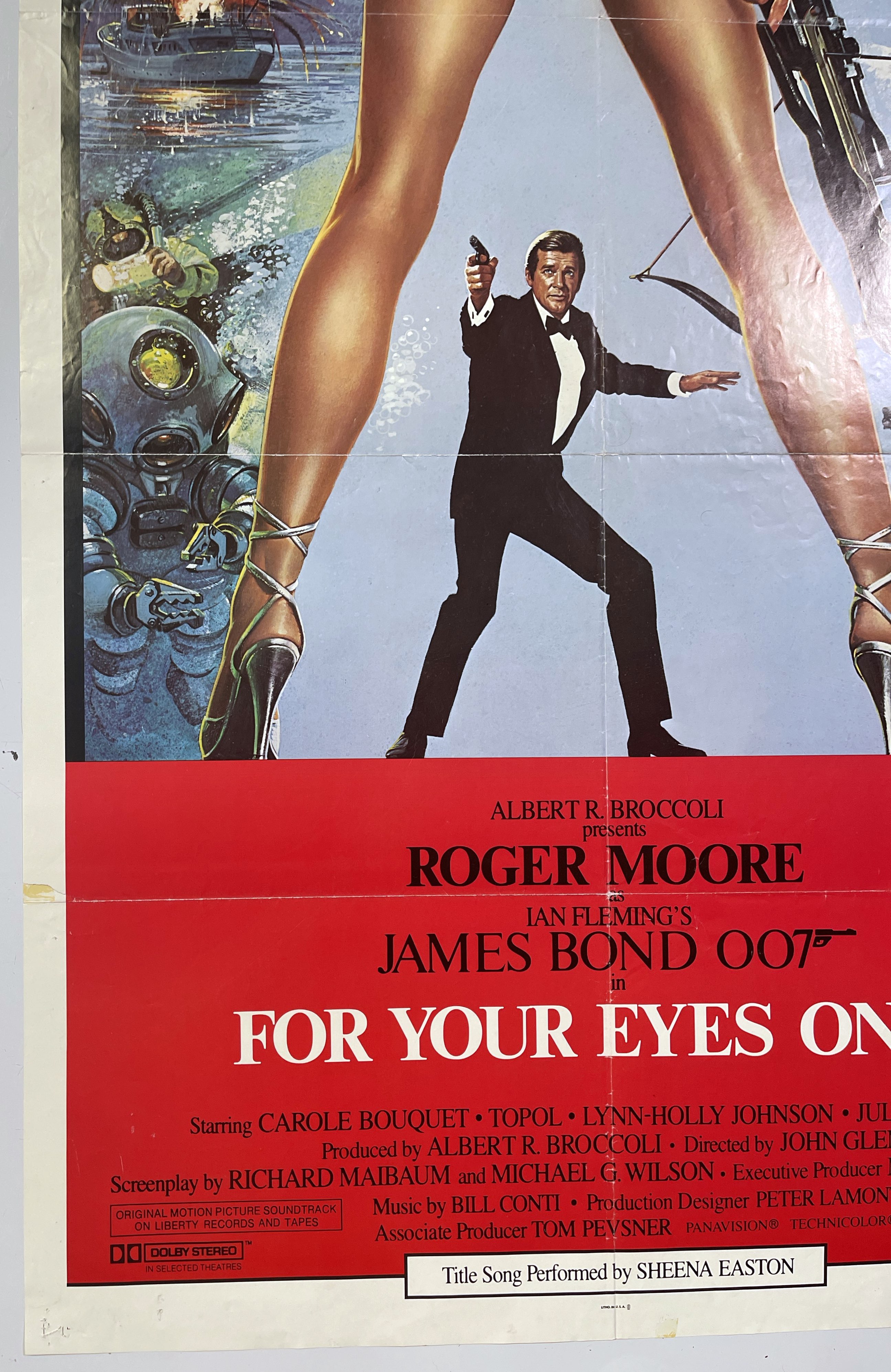 Lot 257 JAMES BOND FOR YOUR EYES ONLY (1981) US