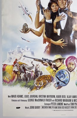 Lot 264 - JAMES BOND - OCTOPUSSY (1983) - SWEDISH ONE-SHEET FILM POSTER.