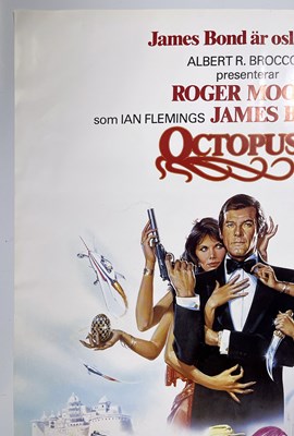 Lot 264 - JAMES BOND - OCTOPUSSY (1983) - SWEDISH ONE-SHEET FILM POSTER.