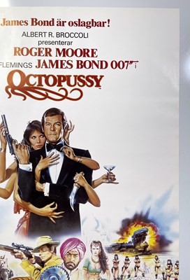 Lot 264 - JAMES BOND - OCTOPUSSY (1983) - SWEDISH ONE-SHEET FILM POSTER.