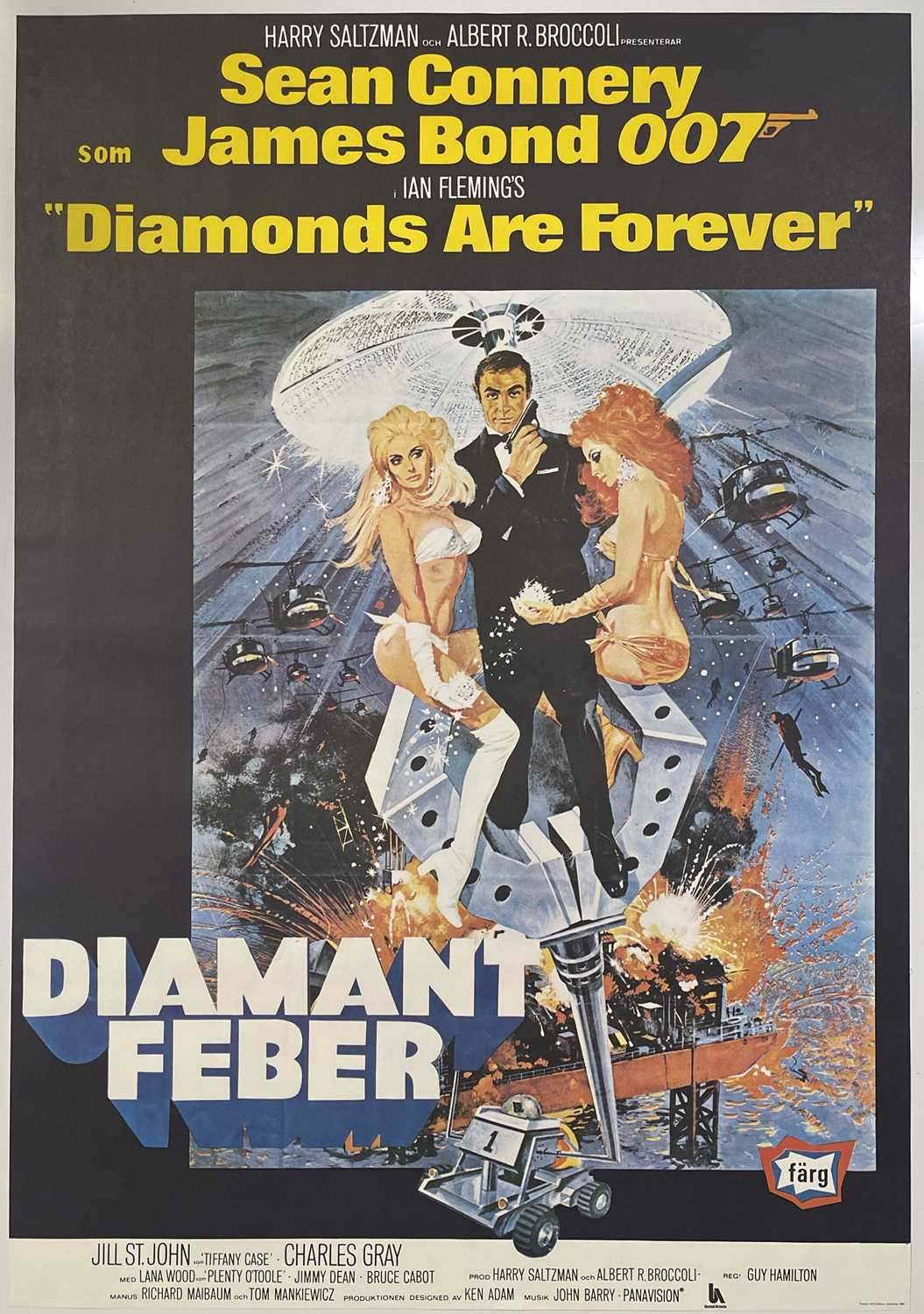 Lot 184 JAMES BOND DIAMONDS ARE FOREVER 1971 C Lot 184 james bond diamonds are forever 1971 c