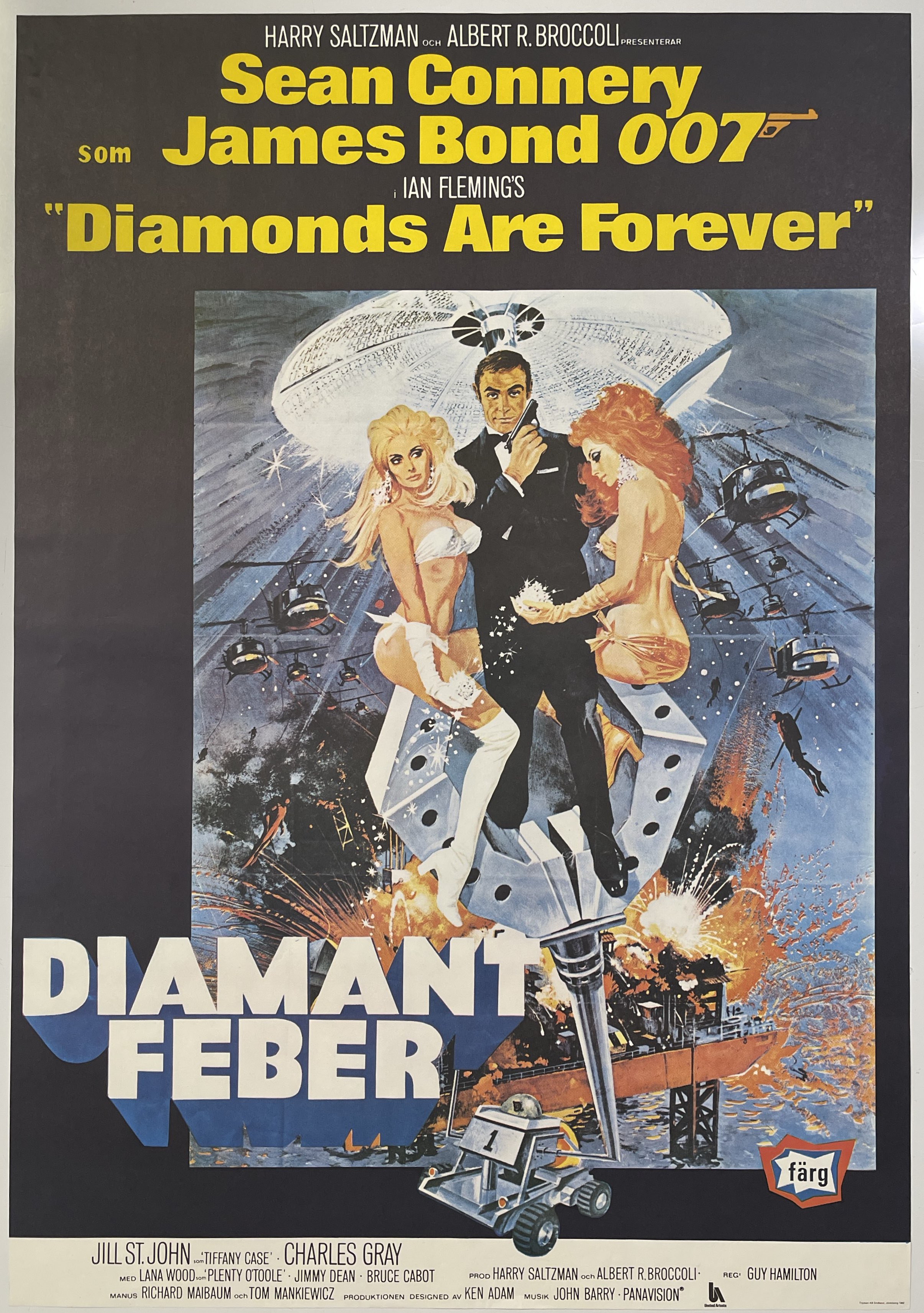 Lot 184 - JAMES BOND - DIAMONDS ARE FOREVER (1971) - C