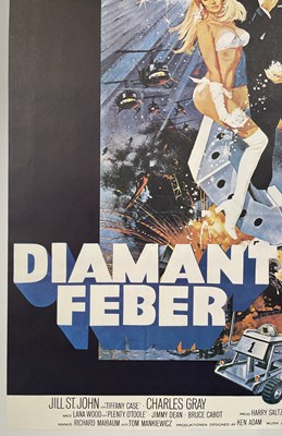 Lot 184 - JAMES BOND - DIAMONDS ARE FOREVER (1971) - C 1982 SWEDISH REISSUE.