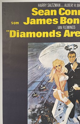 Lot 184 - JAMES BOND - DIAMONDS ARE FOREVER (1971) - C 1982 SWEDISH REISSUE.