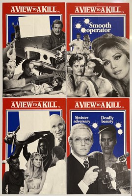 Lot 294 - JAMES BOND - A VIEW TO A KILL (1985) - MARLEY HAYLEY POSTER SET.