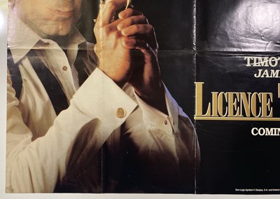 Lot 304 - JAMES BOND - LICENSE TO KILL (1989) UK QUAD POSTER.