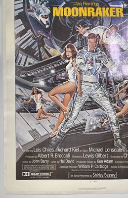 Lot 242 - JAMES BOND - MOONRAKER (1979) US ONE-SHEET POSTER.