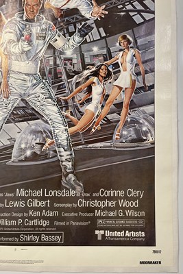 Lot 242 - JAMES BOND - MOONRAKER (1979) US ONE-SHEET POSTER.