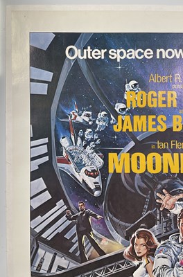 Lot 242 - JAMES BOND - MOONRAKER (1979) US ONE-SHEET POSTER.