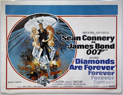 Lot 183 - JAMES BOND - DIAMONDS ARE FOREVER (1971) UK QUAD POSTER.