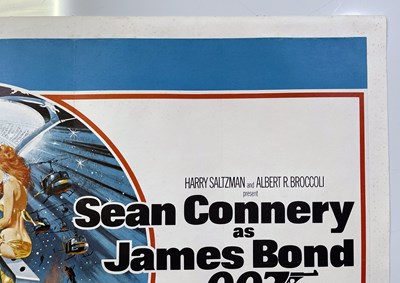 Lot 183 - JAMES BOND - DIAMONDS ARE FOREVER (1971) UK QUAD POSTER.