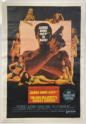 Lot 168 - JAMES BOND - ON HER MAJESTY'S SECRET SERVICE (1969) - AUSTRALIAN ONE-SHEET POSTER.