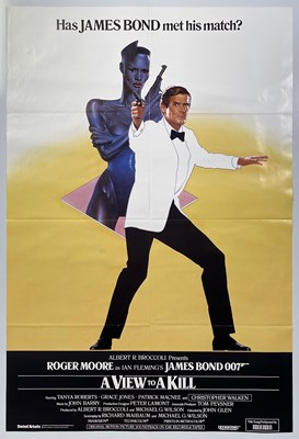 Lot 292 - JAMES BOND - A VIEW TO A KILL (1985) - US ONE SHEET POSTER.