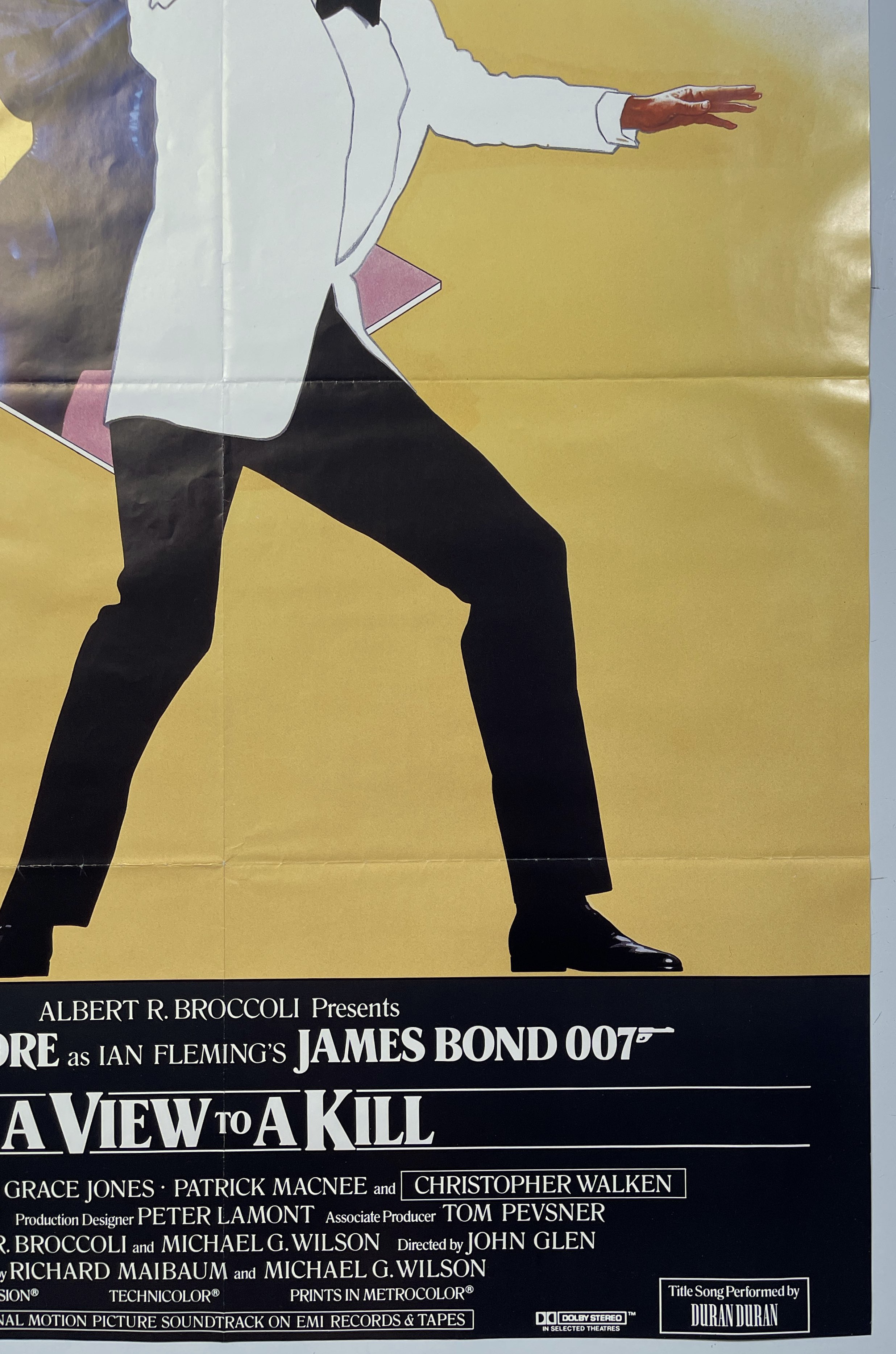 James Bond (A View To A Kill One-Sheet) Framed 30x40cm Print