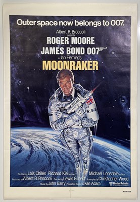 Lot 240 - JAMES BOND - MOONRAKER (1979) - US ONE-SHEET POSTER.