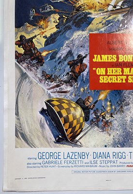 Lot 176 - JAMES BOND  - ON HER MAJESTY'S SECRET SERVICE (1969) - US ONE-SHEET FILM POSTER.