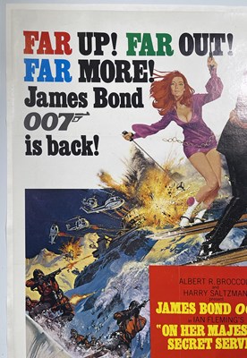 Lot 176 - JAMES BOND  - ON HER MAJESTY'S SECRET SERVICE (1969) - US ONE-SHEET FILM POSTER.