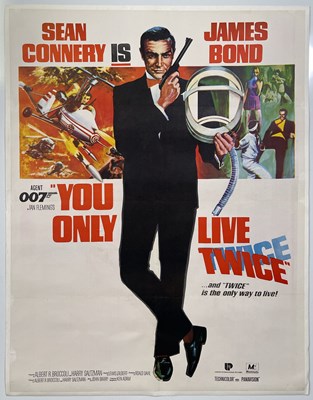 Lot 135 - JAMES BOND - YOU ONLY LIVE TWICE (1967) - PAKISTANI FILM POSTER.