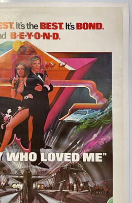 Lot 227 - JAMES BOND - THE SPY WHO LOVED ME (1977) - US ONE SHEET